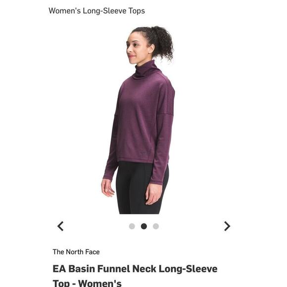 The North Face EA Basin Funnel Neck Long-Sleeve Sweatshirt / Size-Medium - Picture 8 of 11